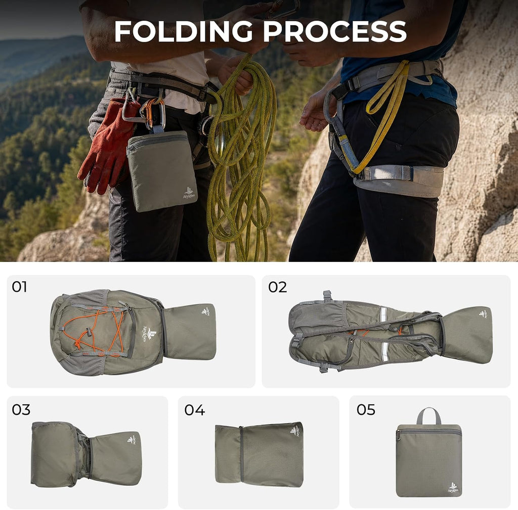 14L Small Hiking Backpack, Packable Travel Daypack for Men Women