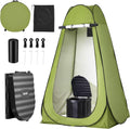 VEVOR Portable Toilet Kit, 330 lbs Load Capacity, Folding Camping Toilet with Pop-Up Privacy Tent, Outdoor Travel Potty for Adults with Carry Bags, Trash Bags, Suitable for RV Travel, Camping, Hiking
