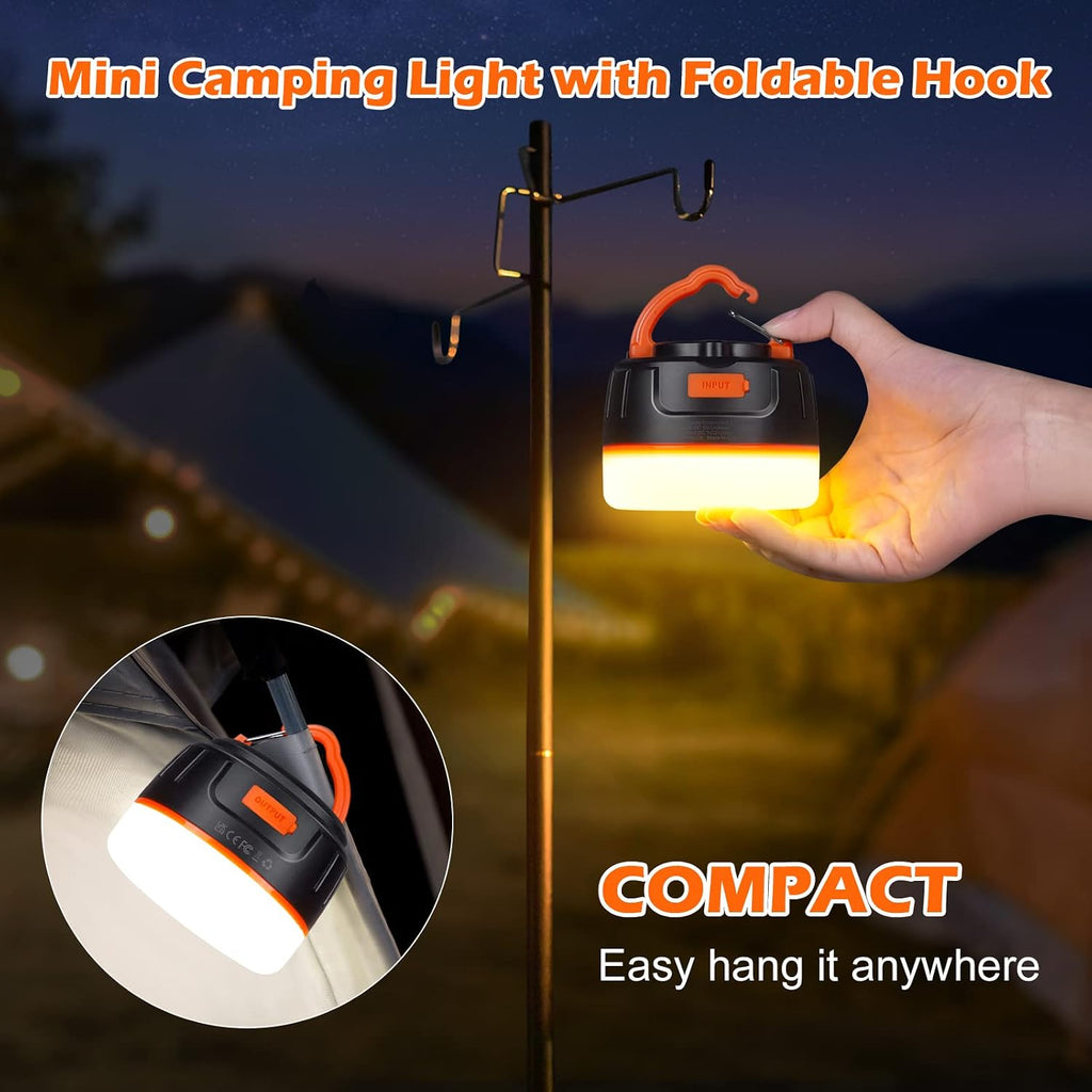 Sinvitron LED Camping Lantern Rechargeable with Remote Control - 1000LM 150H Runtime Tent Light, 5200mAh Water-Resistant Emergency Light for Hurricane Power Outages, Hiking Home