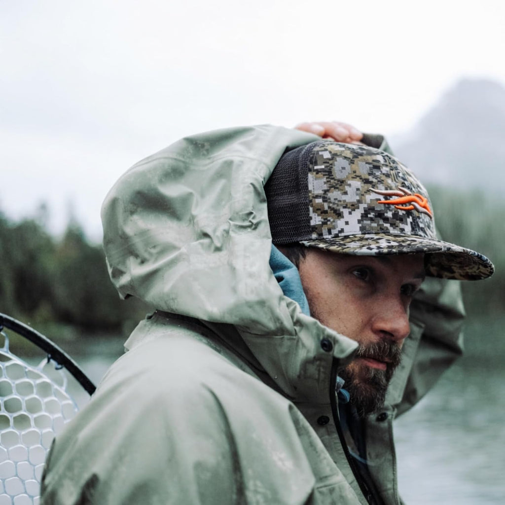 SITKA Trucker Hat - Adjustable Outdoor Snap Back Hat for Men