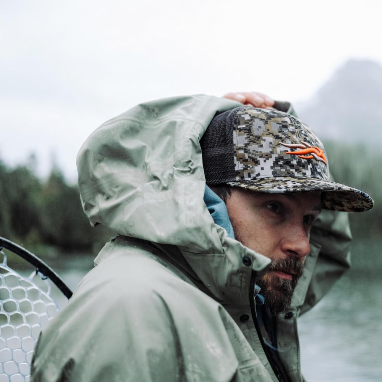 SITKA Trucker Hat - Adjustable Outdoor Snap Back Hat for Men