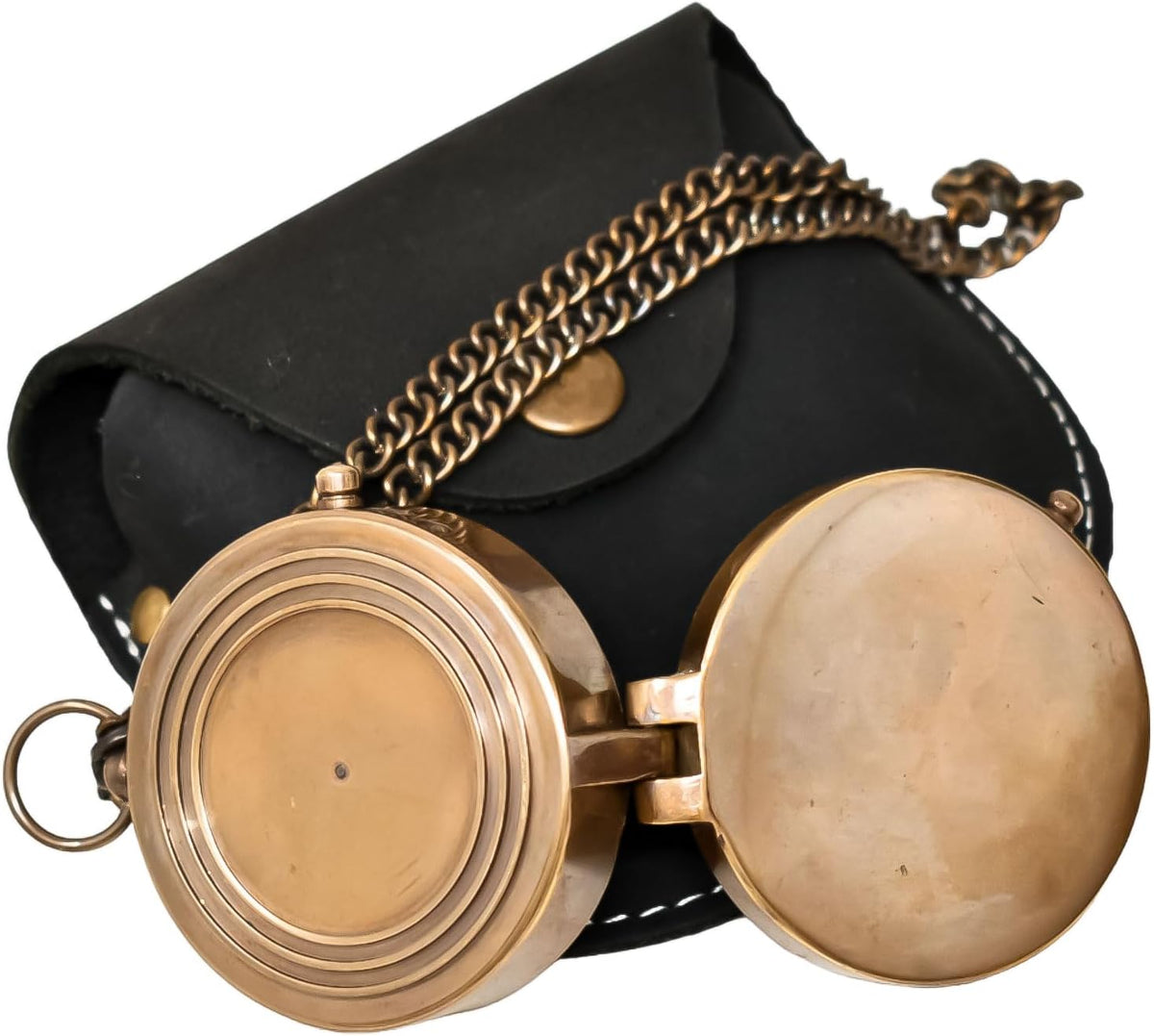 Thoreau's Go Confidently Engraved Compass - Graduation Gift for Him, Cool High School Gift, Boating & Hiking Compass