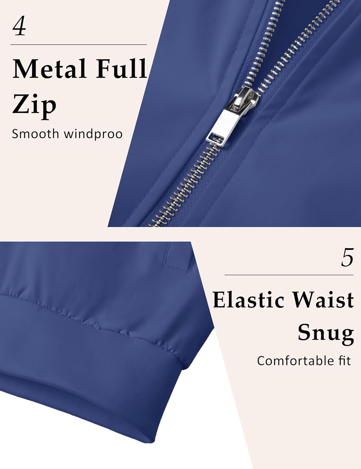 MAGCOMSEN Men's Bomber Jacket Lightweight Windbreaker Spring Fall Jacket