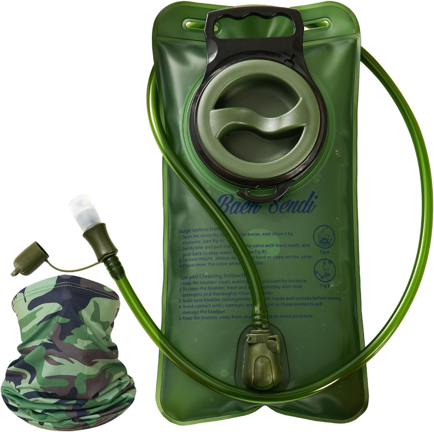 2 Pack Hydration Bladder 2 Liter/70 oz - 1.5L 2.5L 3L Water Bladder - BPA Free Hydration Pack Replacement - BPA Free Hydration Pack Replacement