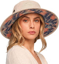 ChicPony™ Big Head Womens Ponytail Bucket Sun Hat Cooling Quick-Dry