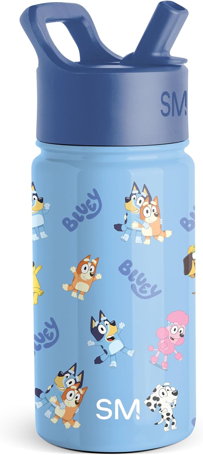 Simple Modern Bluey Kids Water Bottle & Toddler Cup | 14oz