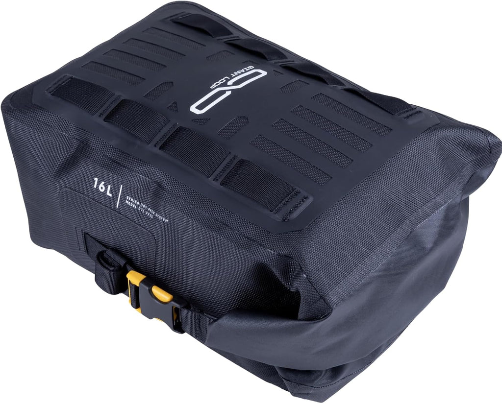 Giant Loop Revelstoke Dry Bag, Waterproof Roll-Top Motorcycle Bag, 16-Liter Capacity, Fits Any Motorcycle, UTVs, ATVs, Snowmobiles & More (Gray)