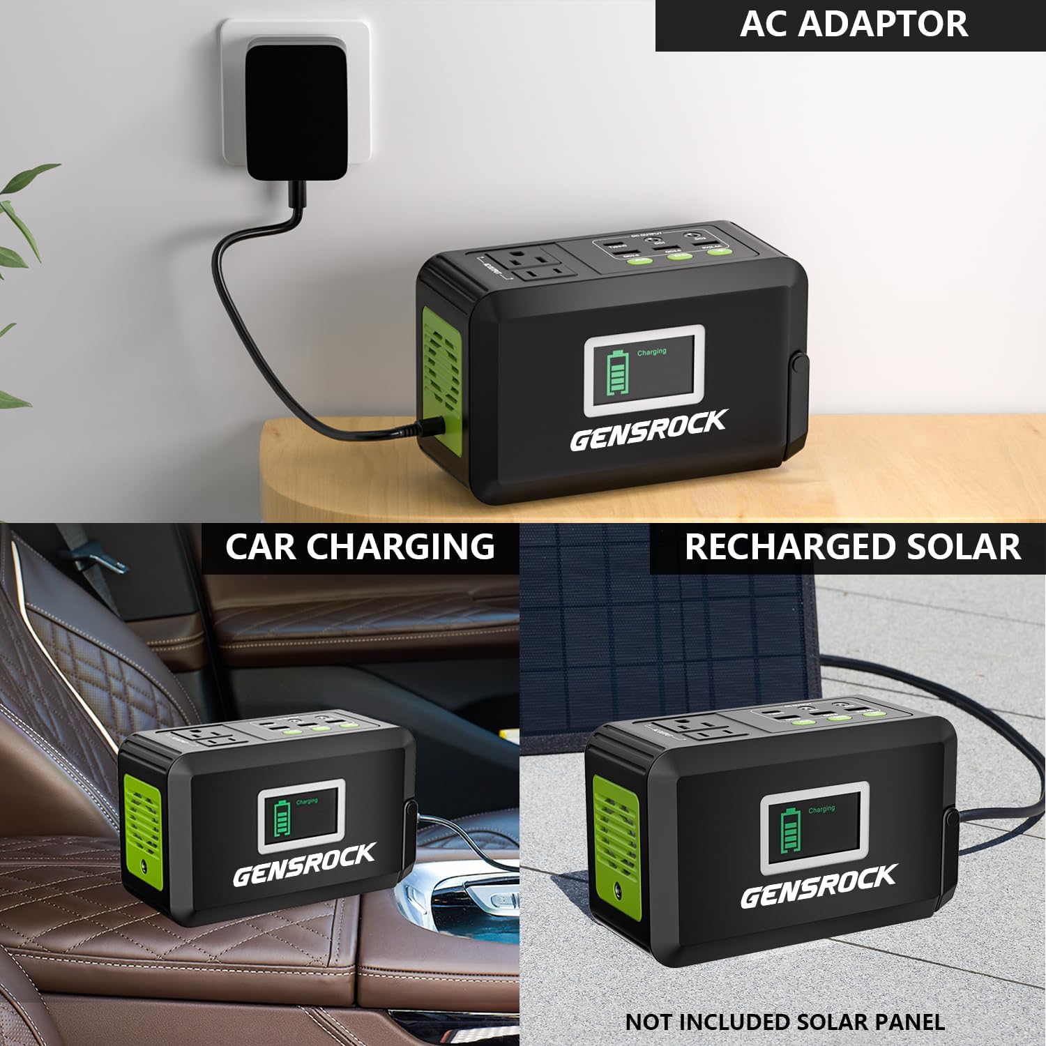 GENSROCK Portable Power Bank, 24,000mAh Portable Laptop Charger