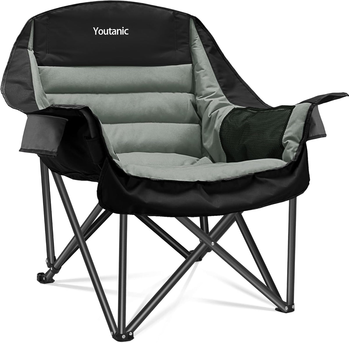 Youtanic Oversized Camping Chair, Portable Folding Camping Chairs