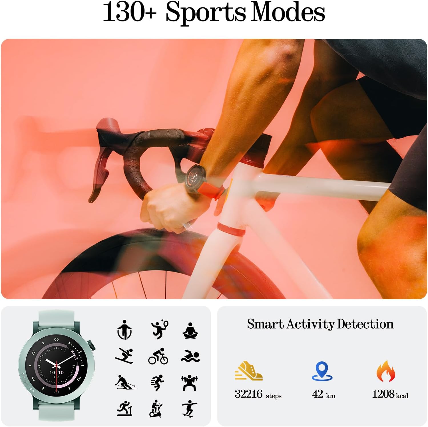 CMF BY Nothing Watch 3 Pro Smart Watch for Men Women, Bluetooth Call AI Energy Score, 1.43” Heart Rate Tracking, Sleep Monitor, GPS & 130 Sport Modes, Fitness Tracker for Android iOS, IP68 Dark Grey