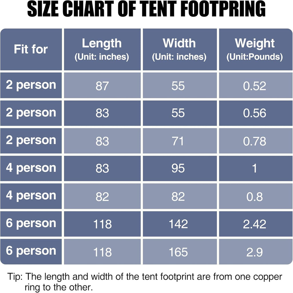 REDCAMP Waterproof Camping Tarp, Grey/Green 4 in 1 Multifunctional Tent Footprint for Camping, Hiking, Backpacking