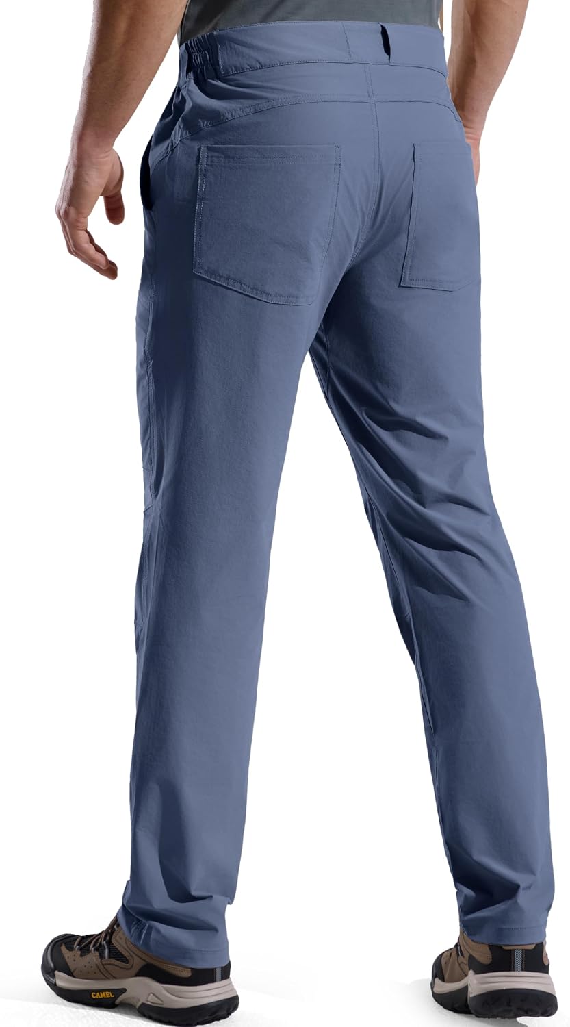 FREE SOLDIER Men's Outdoor Cargo Hiking Pants with Belt