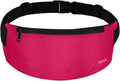 USHAKE Running Belt,Men or Women Ultra Light Bounce Free Waist Pouch Bag Fitness Workout Belt Sport Waist Pack Exercise Waist Bag for iPhone Samsung LG in Running Gym Marathon (Red)