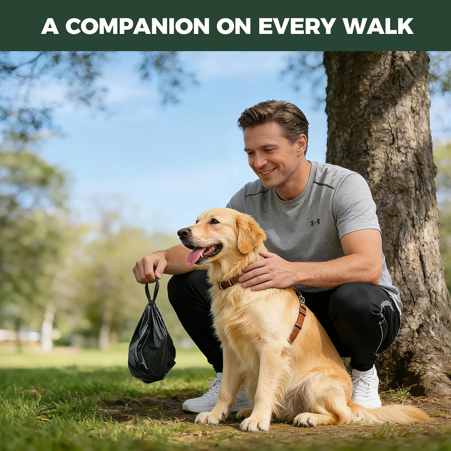 FXW 2-Ply Durable Dog Poop Bags, Extra Thick Leak-Proof, 100 Count