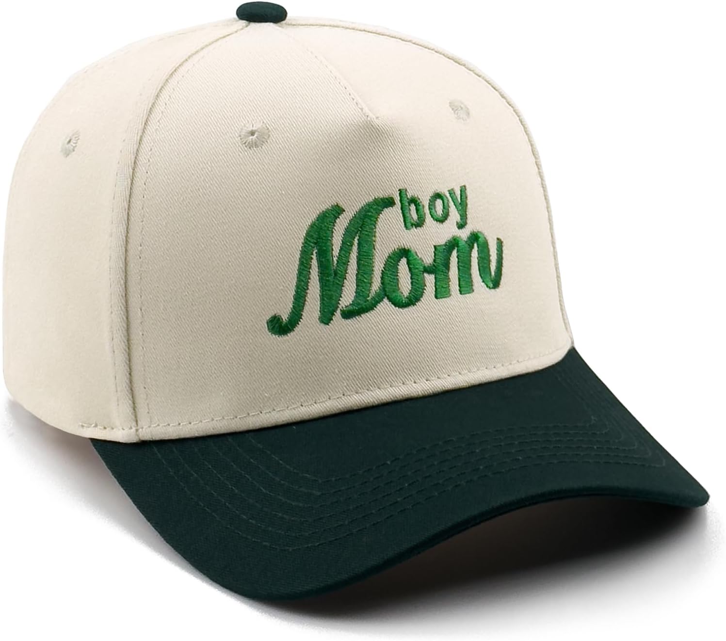Embroidered Boy Girl Dad Mom Two-Tone Baseball Cap, Classic Dad Hat for Men Women His Her, Family Theme Gift Ideas