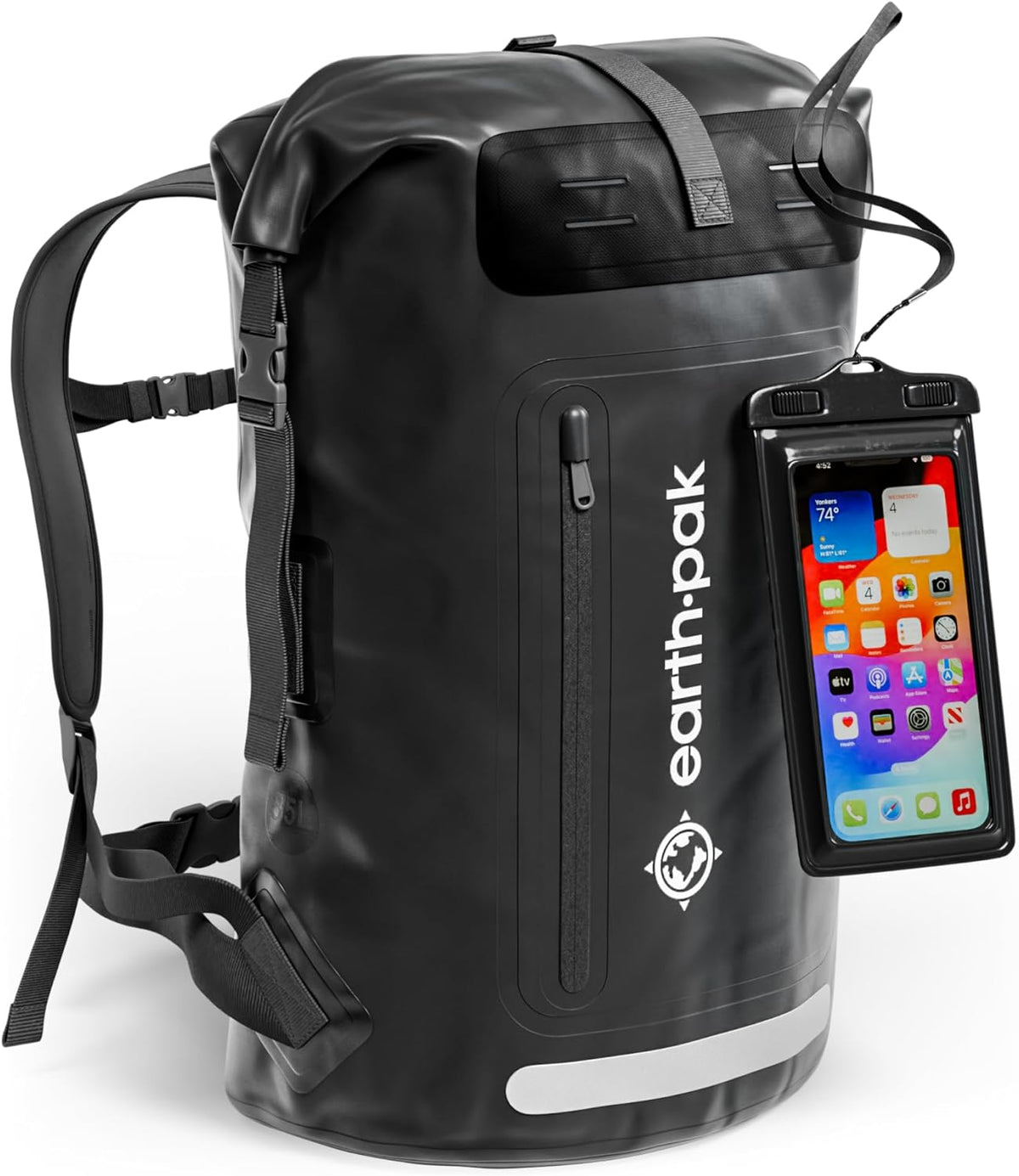 Waterproof Dry Bag Backpack 55L - Kayaking Boating Fishing Rafting Marine