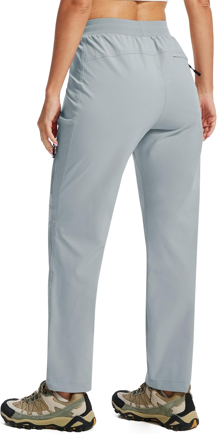 AIRIKE Women's Hiking Cargo Pants Lightweight Quick Dry Joggers Sweatpants Casual Work Travel Outdoor Pant with Pockets