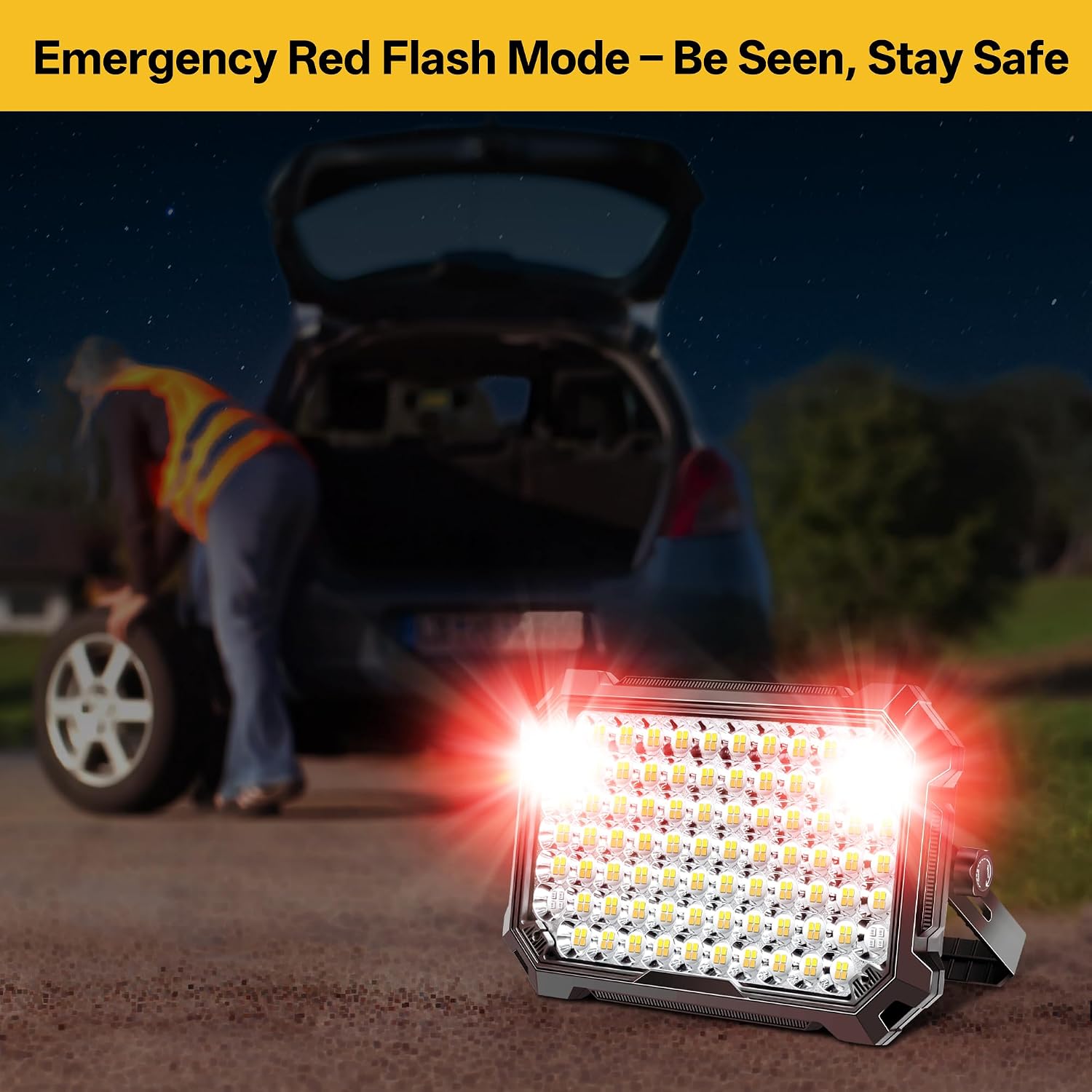 LED Work Light: Portable Rechargeable Magnetic Work Light