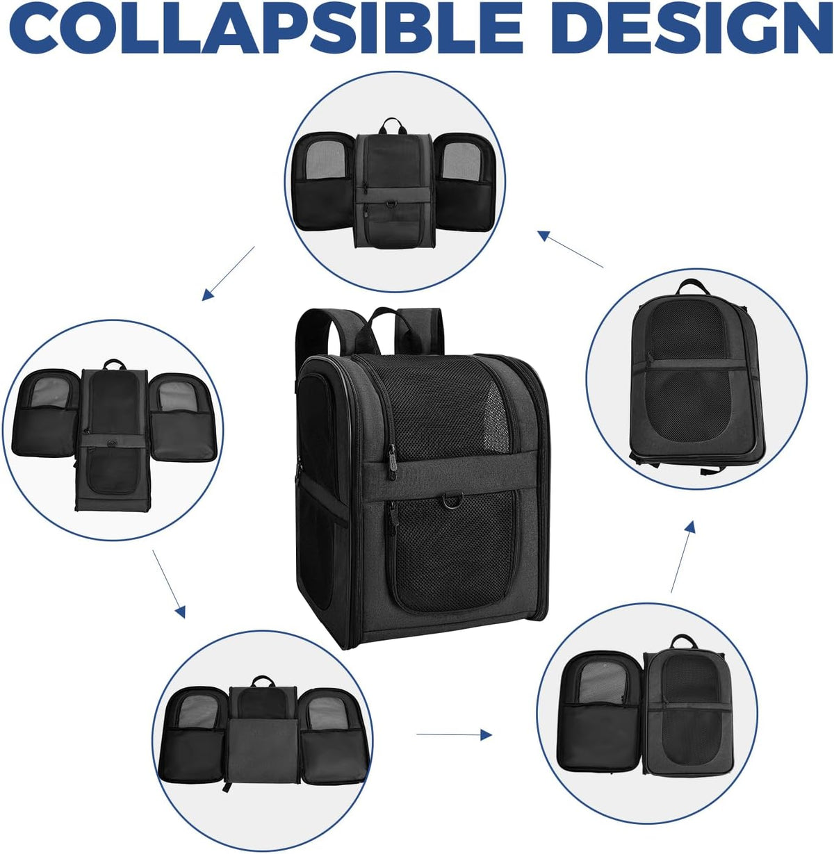 Apollo Walker Cat Carrier Backpack for Small Dogs and Cats Up to 18 lb