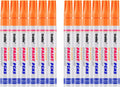 Orange Paint Markers, 12 Pack Oil-Based Waterproof Quick Dry Permanent Paint Pen Set for Rocks Painting, Wood, Fabric, Plastic, Canvas, Glass, Mugs, Metal, Tire, Stone, DIY Craft