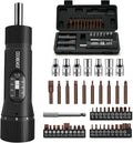 coobeast 49Pcs Preset 1/4” Drive Torque Screwdriver with S2 Bits