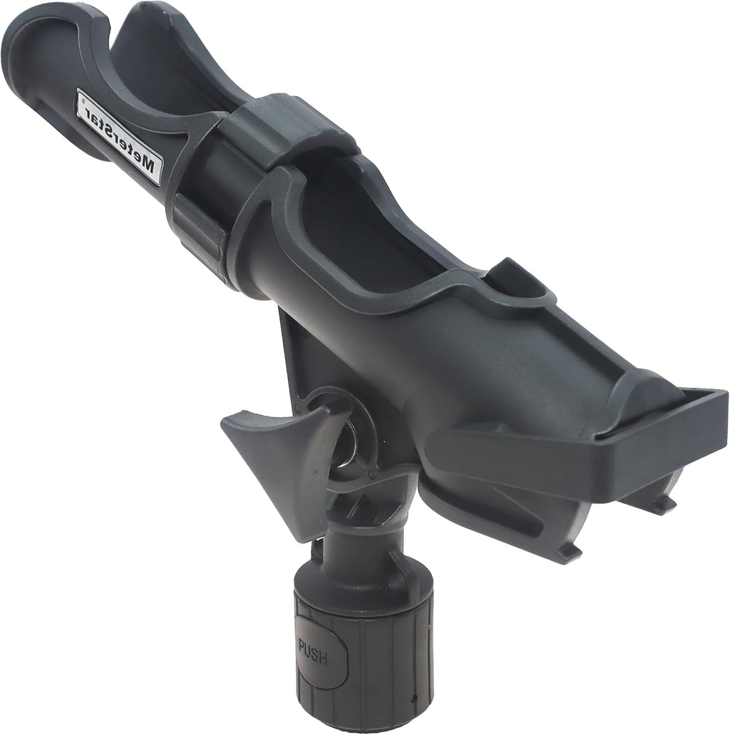 New Upgrade 360 Degrees MiniPort Fishing Rod Holder with Mini Rod Holder,Rod Holder with Track Mounting Base Kit with Installation Accessories and Tools
