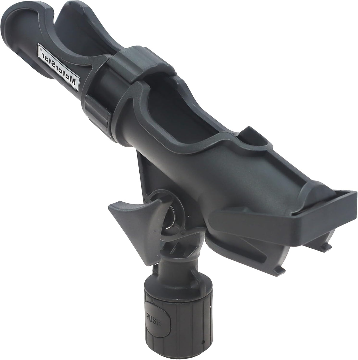 New Upgrade 360 Degrees MiniPort Fishing Rod Holder with Mini Rod Holder,Rod Holder with Track Mounting Base Kit with Installation Accessories and Tools