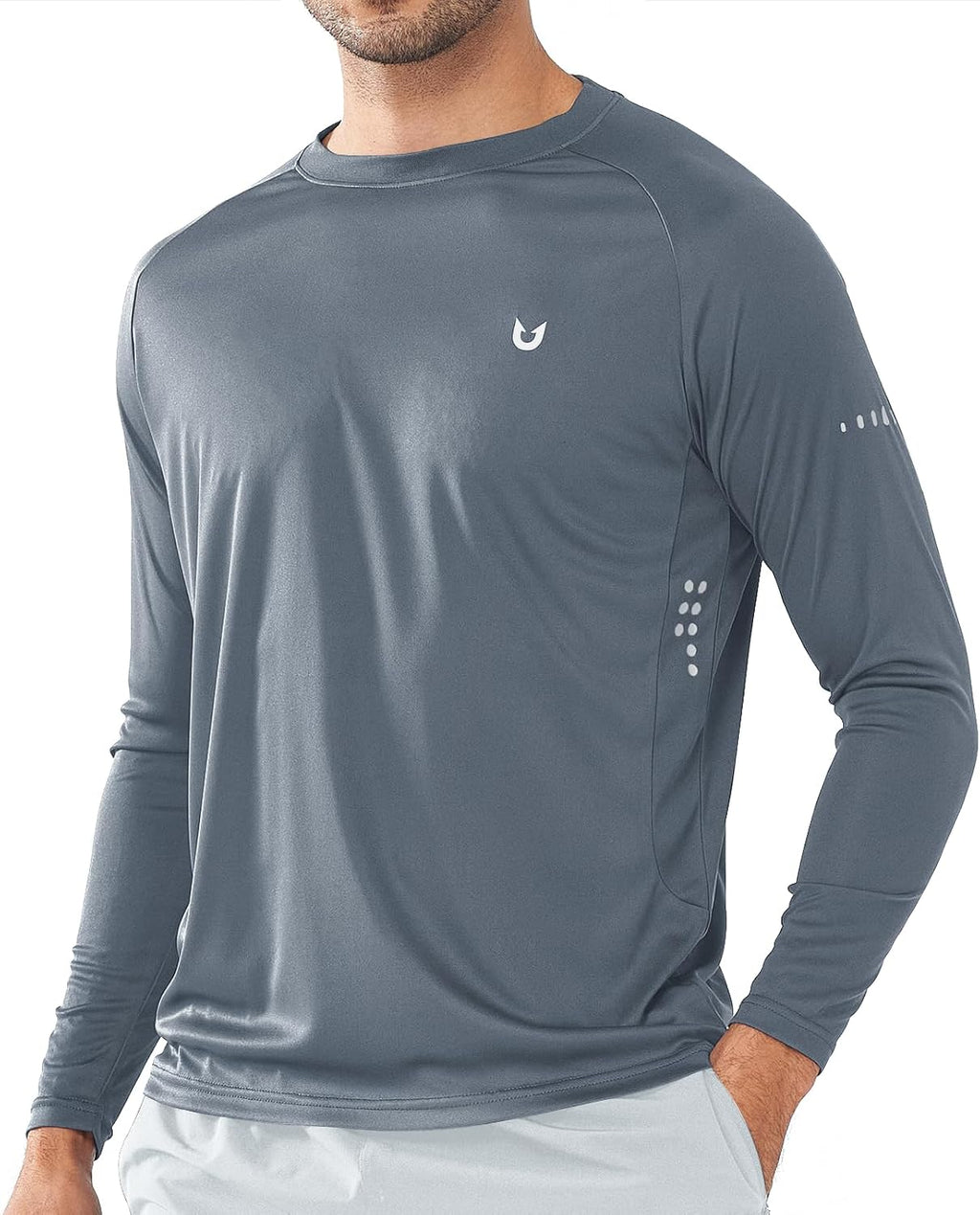 NORTHYARD Men's Sun Protection Shirts UPF 50+ Long Sleeve Running Workout