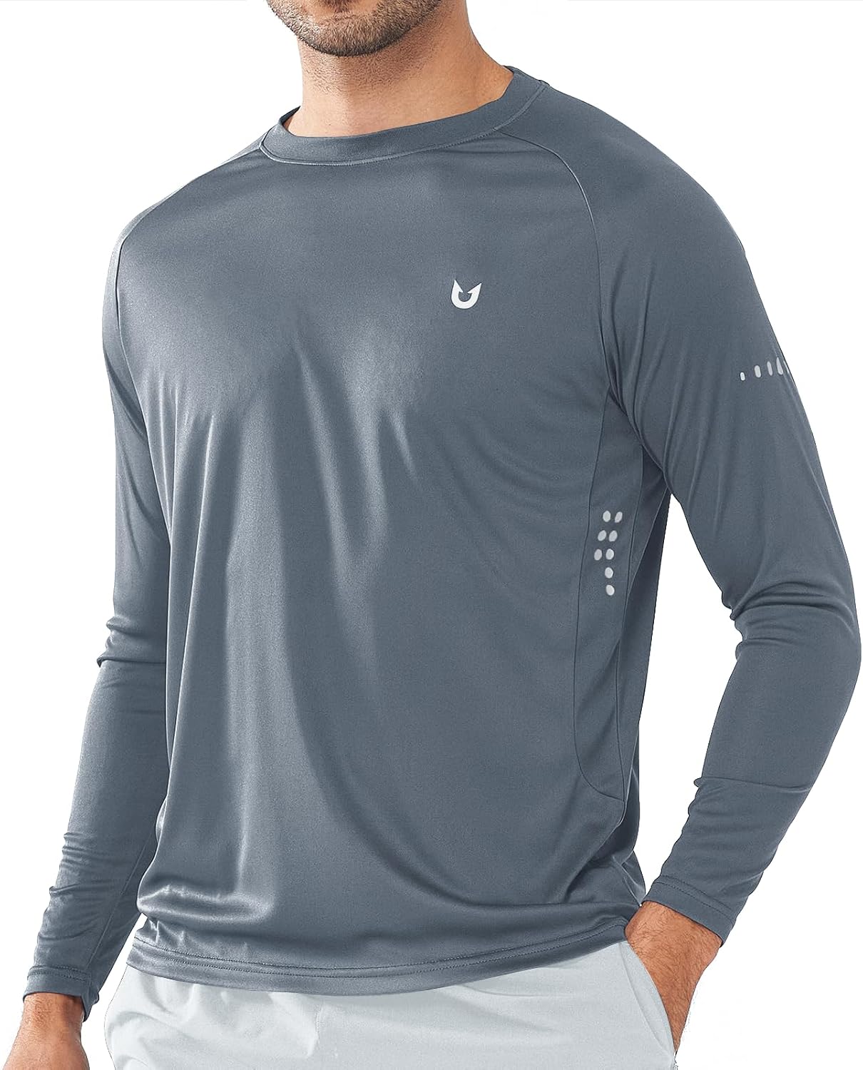 NORTHYARD Men's Sun Protection Shirts UPF 50+ Long Sleeve Running Workout