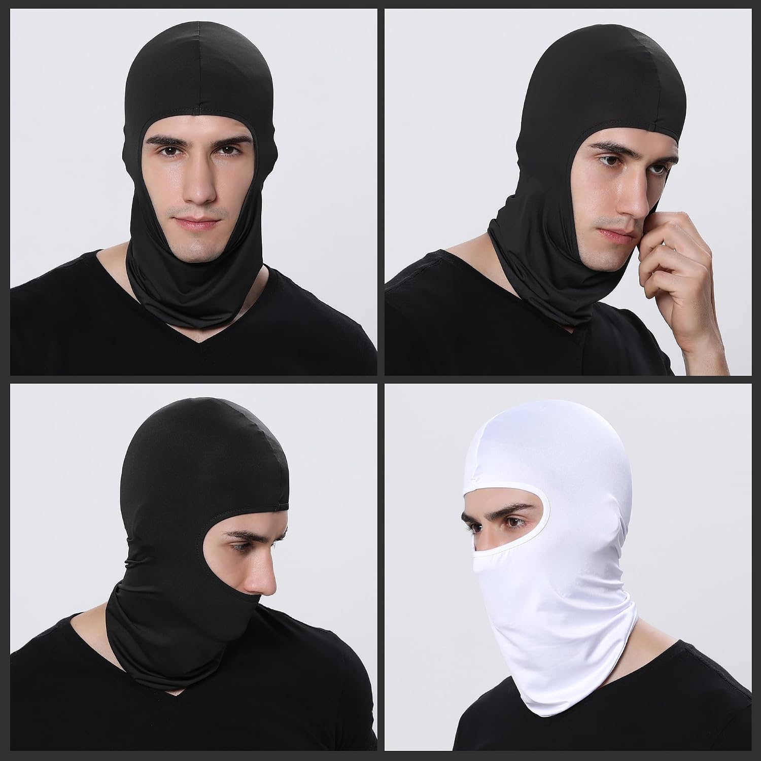 Pukavt 4 Pack Ski Mask Balaclava Shiesty for Men Women