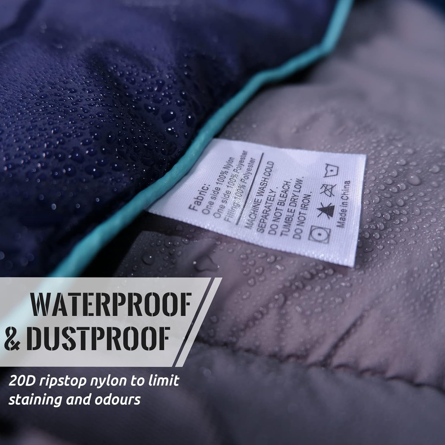 Outdoor Puffy Camping Blanket, Large Outdoor Blanket Waterproof, 55*79''