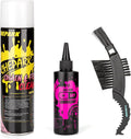 CHEPARK Bike Drivetrain cleaning & lubricating Essentials Kit with Bicycle Degreaser,Bicycle Lubricant Brush Tool- Bicycle Maintenance for Mountain Road Bikes (100P)