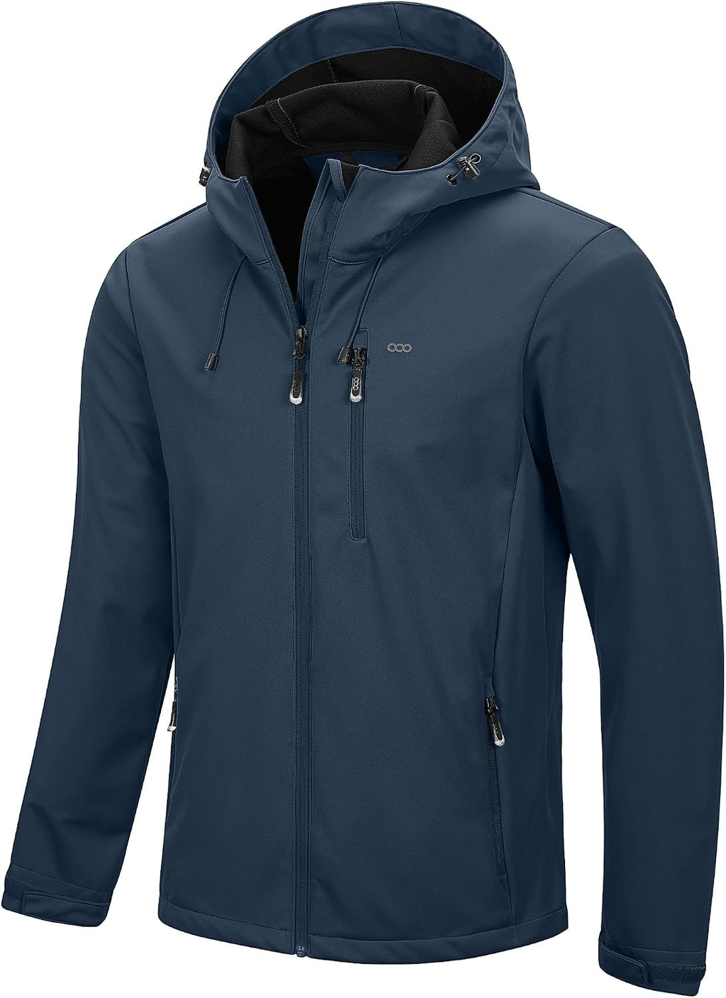 33,000ft Men's Softshell Jacket Hooded Waterproof Windbreaker Rain Jacket