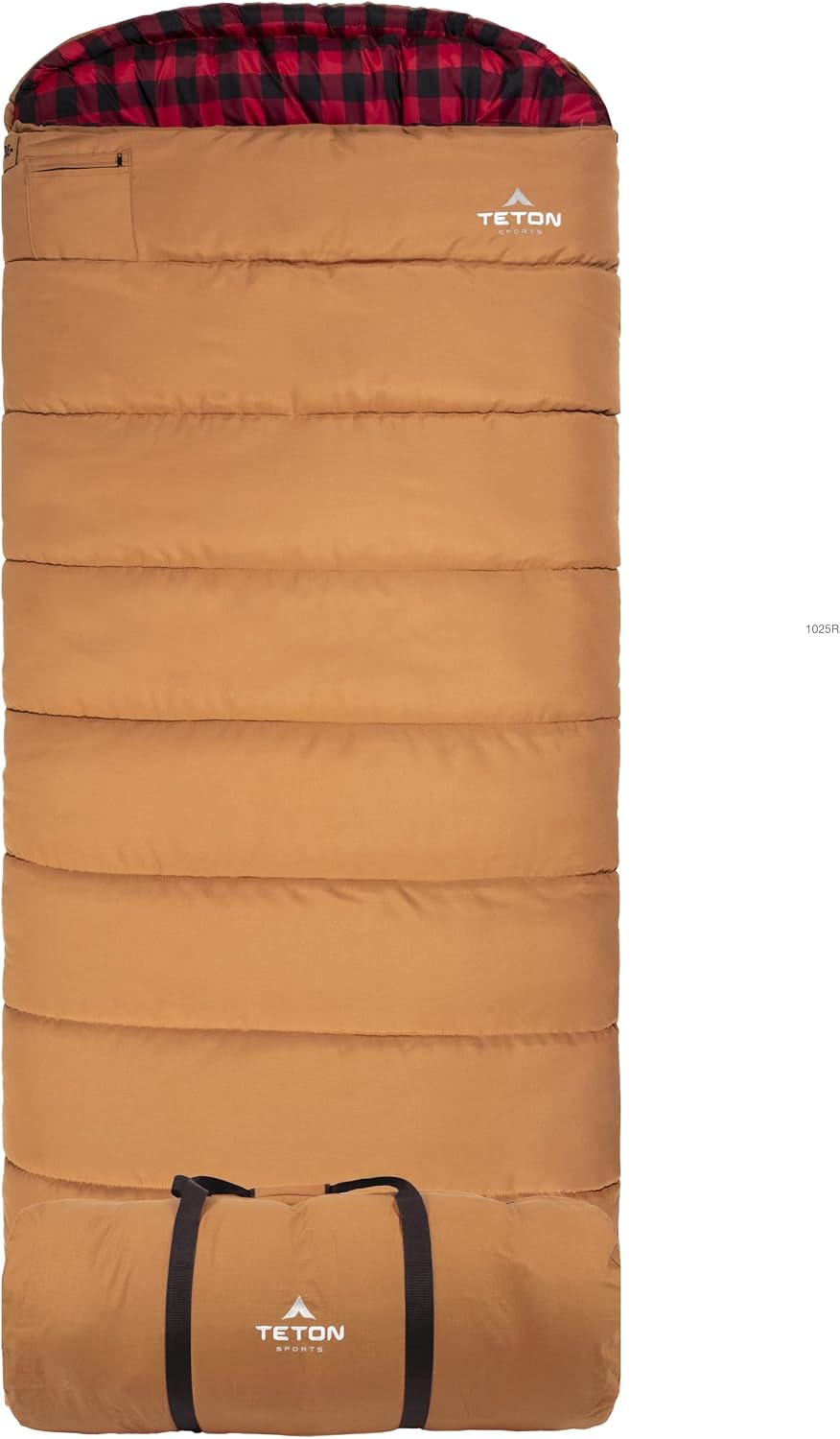 TETON Sports Deer Hunter Sleeping Bag, Warm and Comfortable Camping Sleeping Bag, Teton Tough Canvas Shell for Camping, Hunting, and Cold Weather
