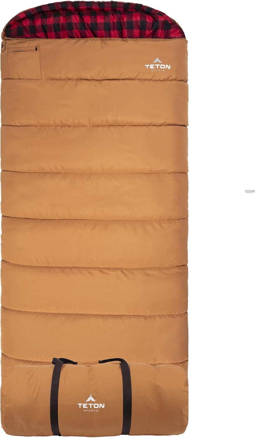 TETON Sports Deer Hunter Sleeping Bag, Warm and Comfortable Camping Sleeping Bag, Teton Tough Canvas Shell for Camping, Hunting, and Cold Weather