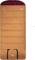 TETON Sports Deer Hunter Sleeping Bag, Warm and Comfortable Camping Sleeping Bag, Teton Tough Canvas Shell for Camping, Hunting, and Cold Weather