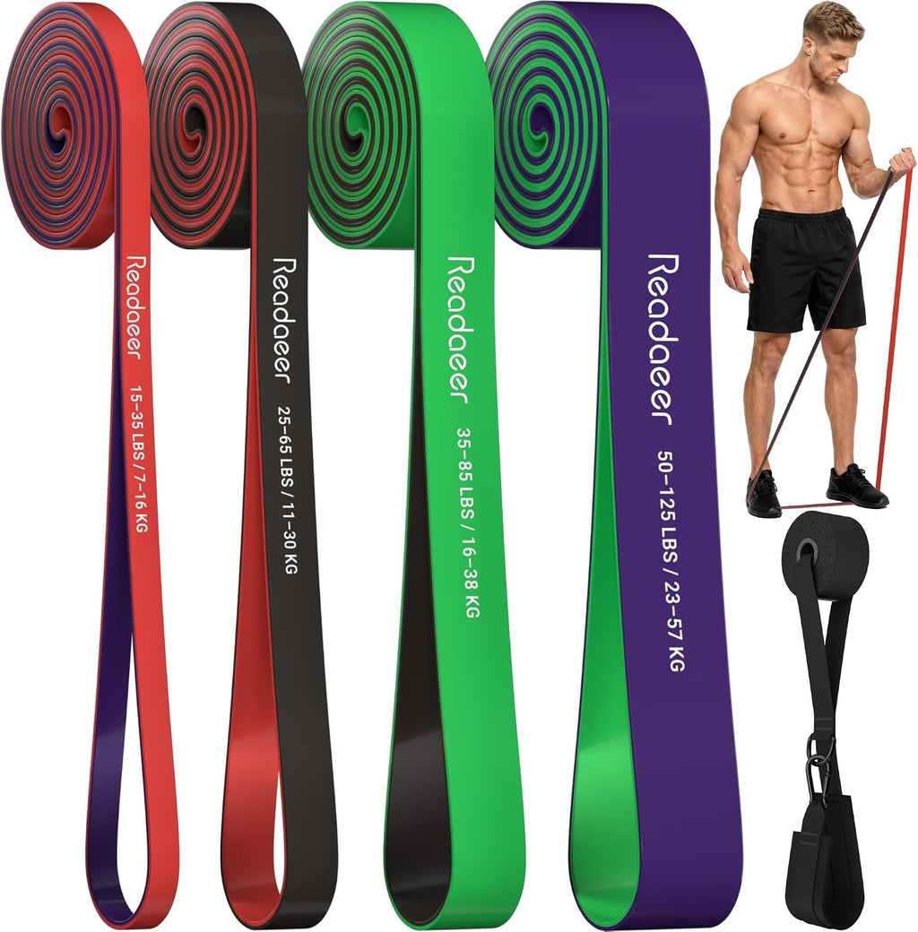 Pull Up Assistance Bands 5 Resistance Bands for Full-BodyTraining(5-125LBS)