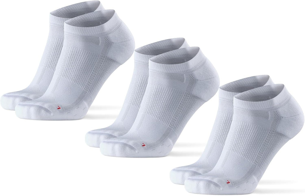 DANISH ENDURANCE Low-Cut Cycling Socks, Fast-Dry, Men & Women, 3-Pack