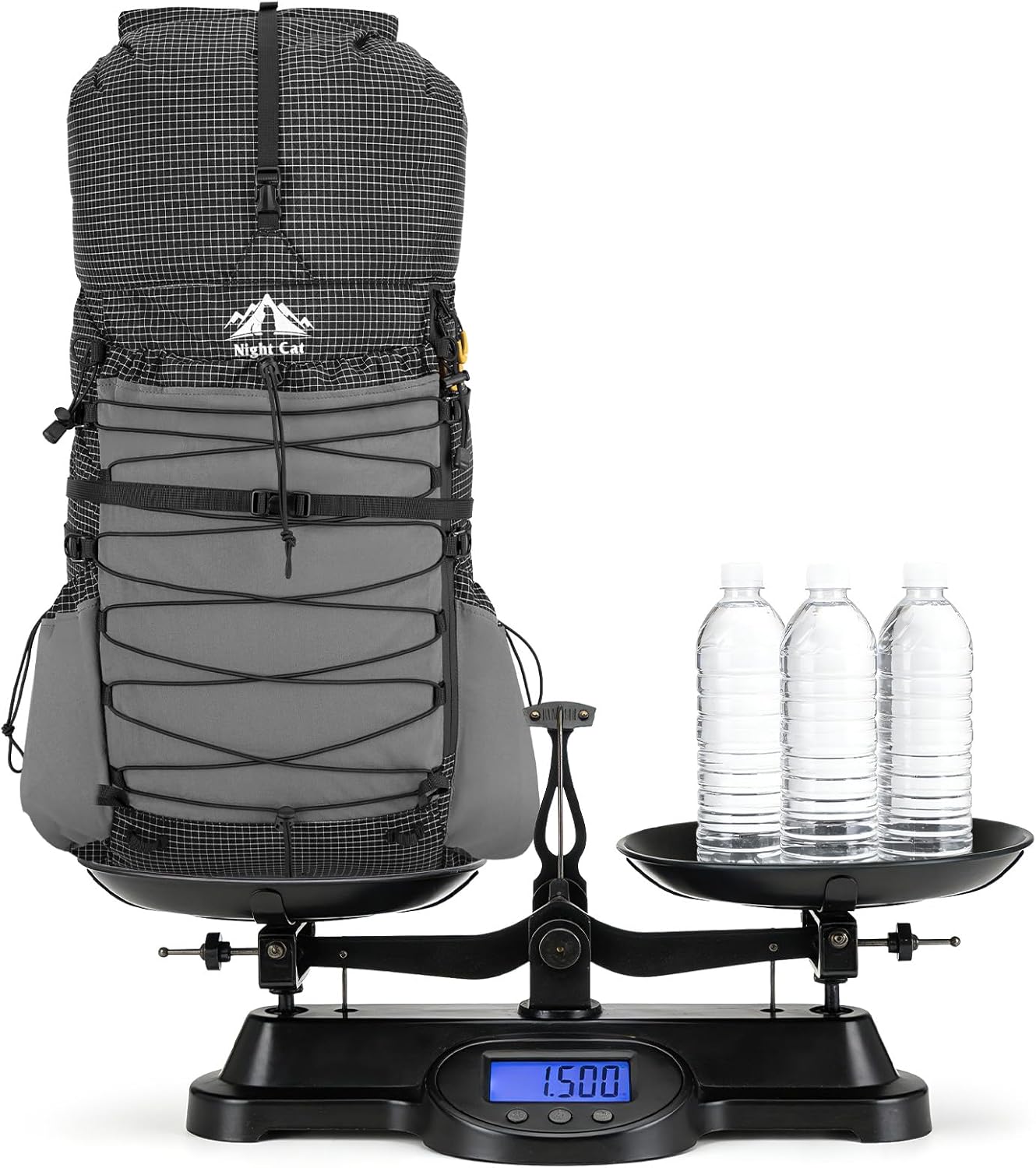 Night Cat Internal-frame Hiking Backpcack: 50l - 70l Backpack Lightweight