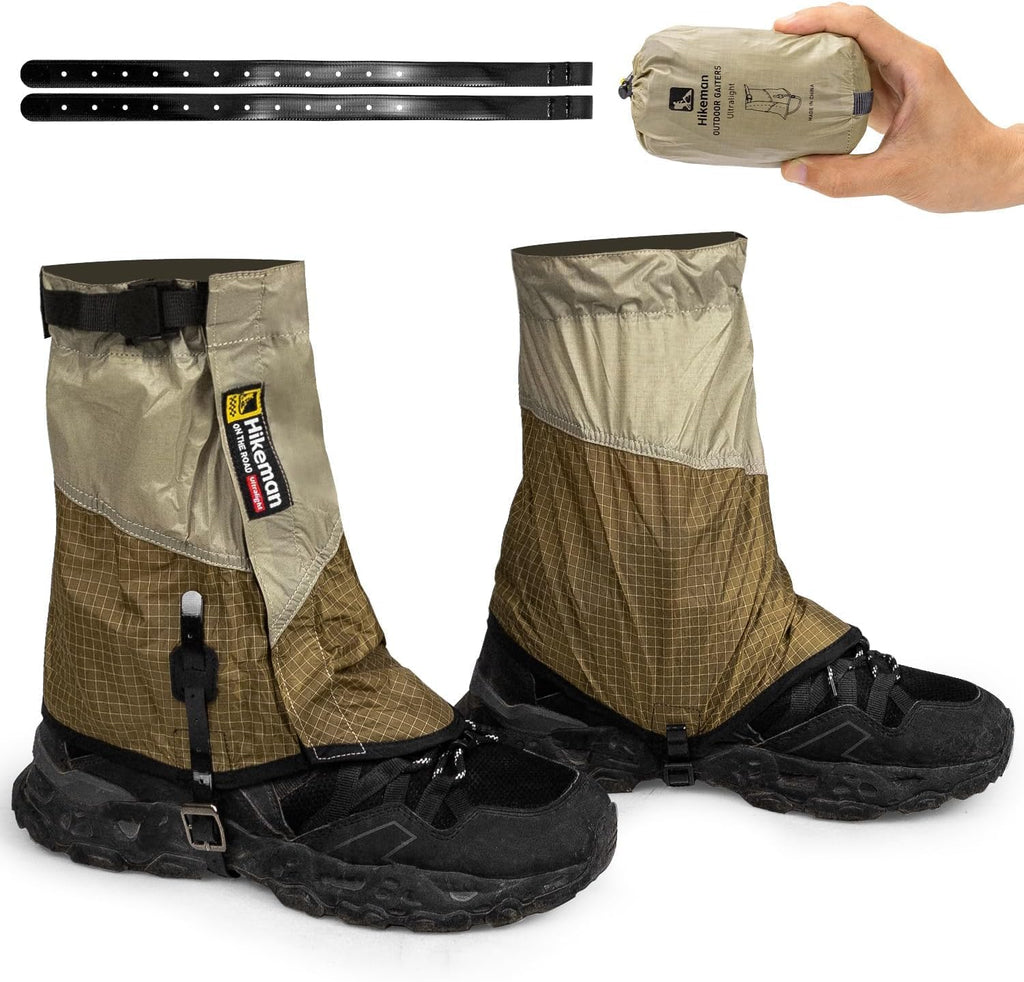 Gaiters for Hiking:Adjustable Leg Gaiter Waterproof Anti-Tear Ankle Gaiters Outdoor Hiking Walking Climbing Hunting Snow for Men Women