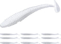 RUNCL Swimbaits Paddle 10/20/30/40PCS, 5/4/3/2 Inchs Paddle Tail, Soft Lure for Trout Crappie Bass, Durable Plastic Bait Swimmer for Saltwater/Freshwater, Fishing Lover's Gift