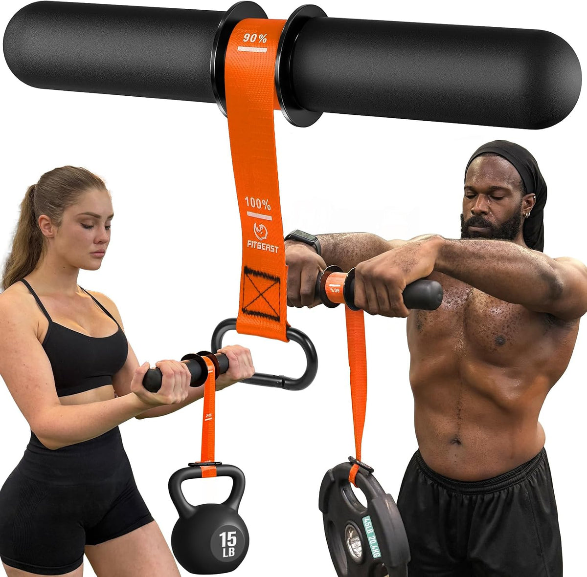 FitBeast Forearm Strengthener & Forearm Exerciser, Wrist Roller