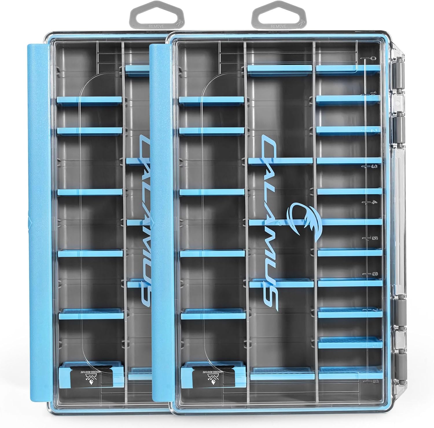 Calamus DryVault Waterproof Fishing Tackle Box, 3600 2 Pack