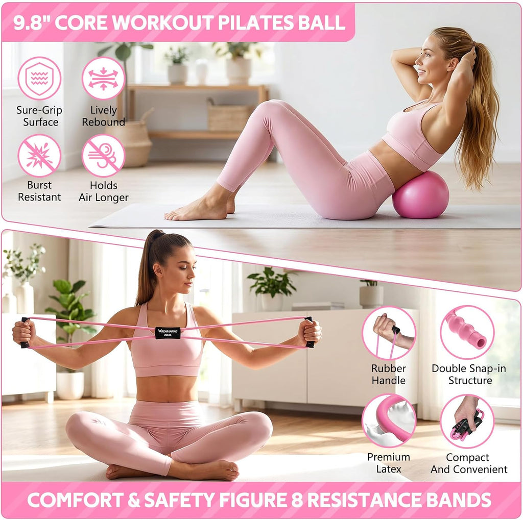 2026 Upgraded Pedal Resistance Bands with Handles