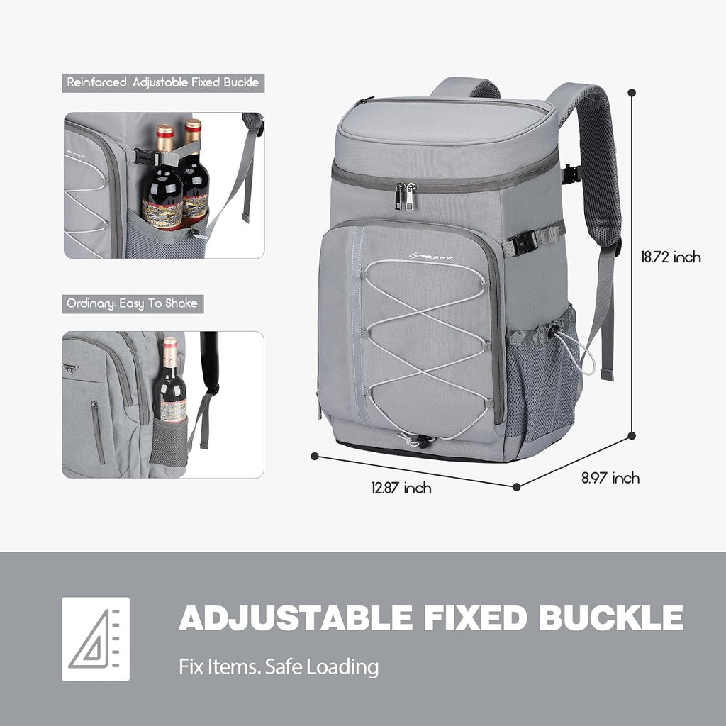 Maelstrom 35/50Can Insulated Cooler Backpack, Leakproof Soft Lunch Ice Bag