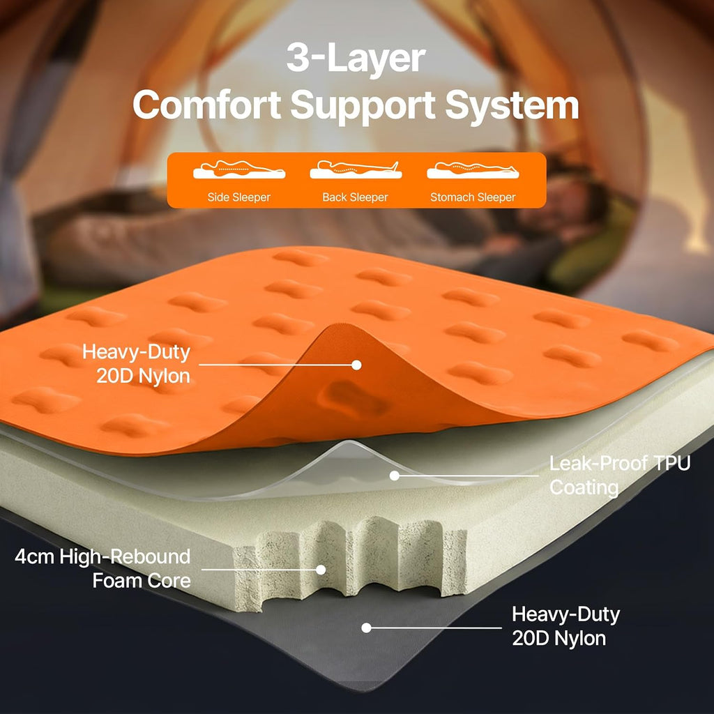 OGERY Foam Camping Mattress, Insulated Portable Sleeping Pad