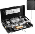 FineFlame Camping Stove, Propane Portable Camp Stove, 20400BTU-3Burners
