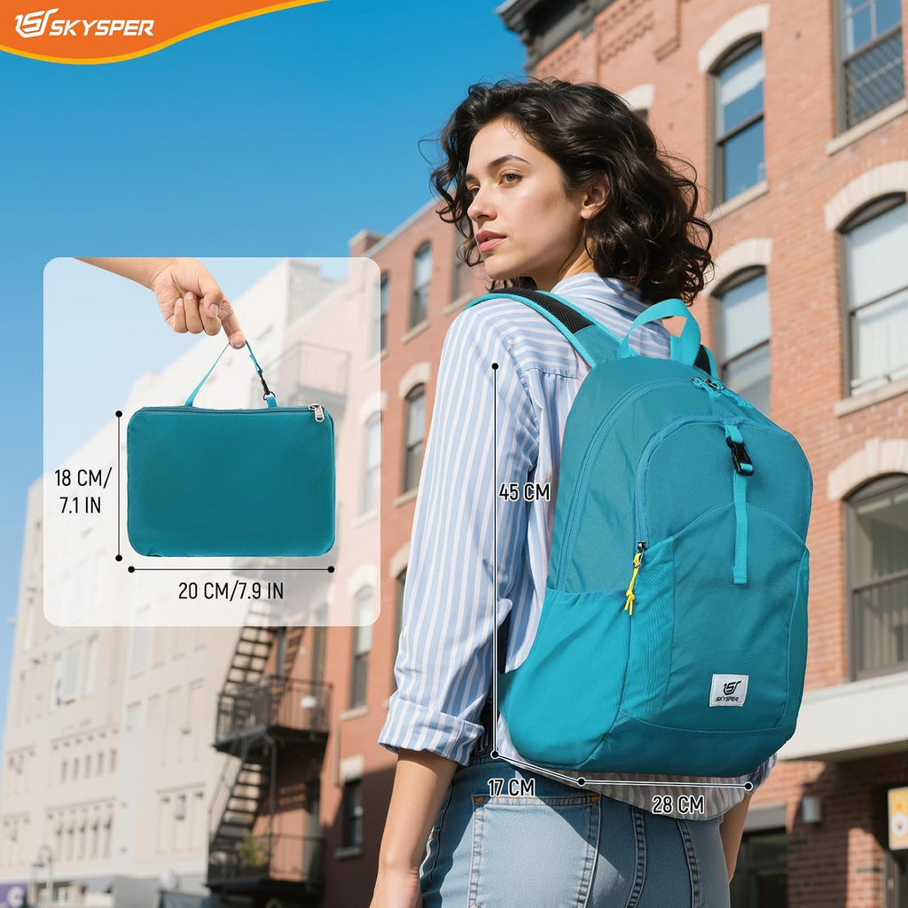 SKYSPER Small Packable Hiking Backpack 20L Anti-theift Travel Daypack