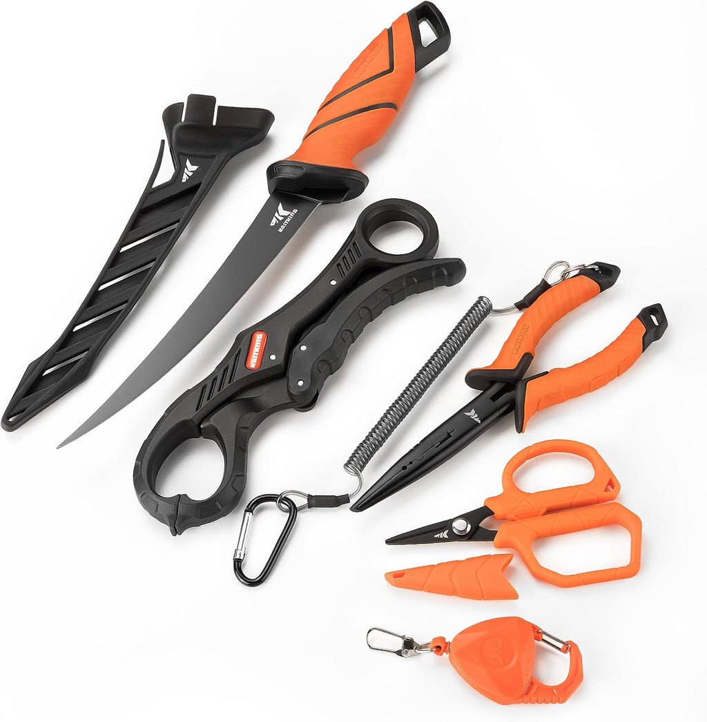 KastKing SteelStream 6pc Fishing Tool Kit, Fishing Gear