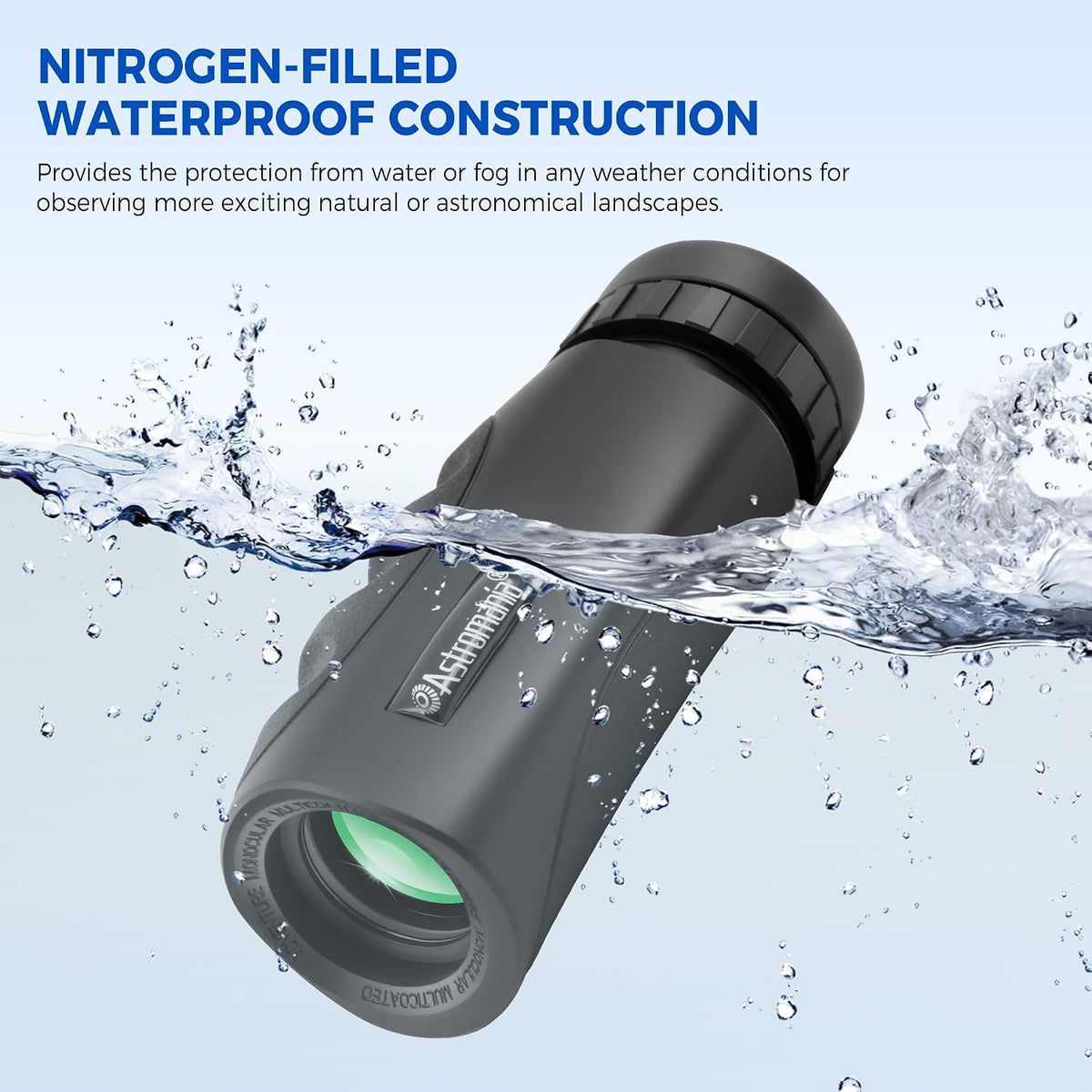 Astromania Monocular Telescope High Power Compact Monocular for Adult 10x25